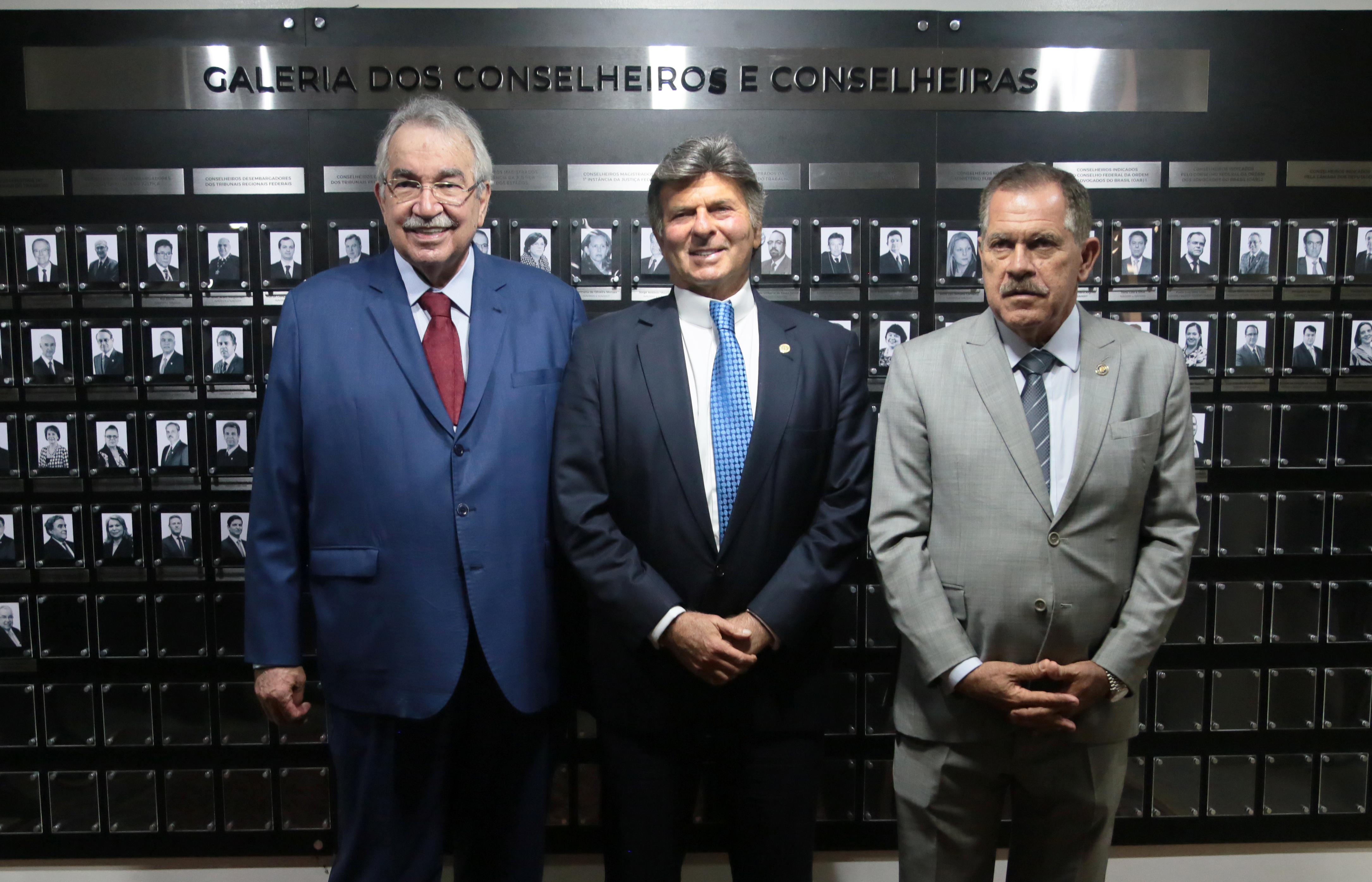 Ministros Emmanoel Pereira, Luiz Fux e Humberto Martins - Foto: CNJ